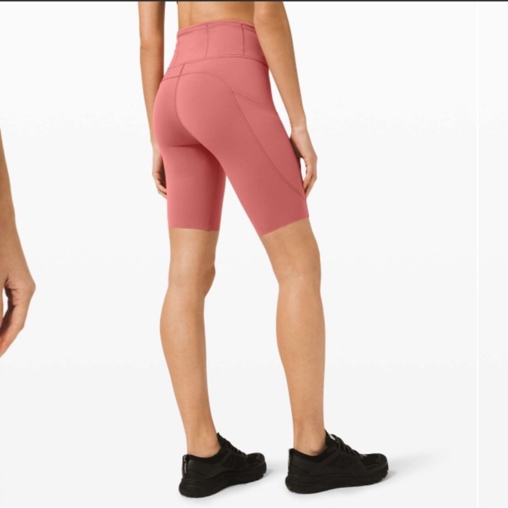 Lululemon Fast & Free 10” Lasercut HR Pocket Biker Short (*non-reflective) - Picture 5 of 11